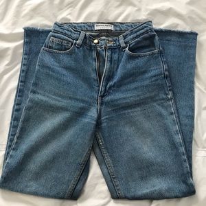 American Apparel mom jeans